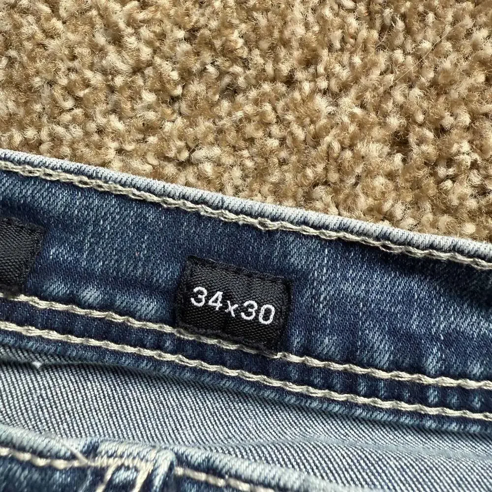 BKE Mason Straight Leg Blue Jeans (Size 34x30)